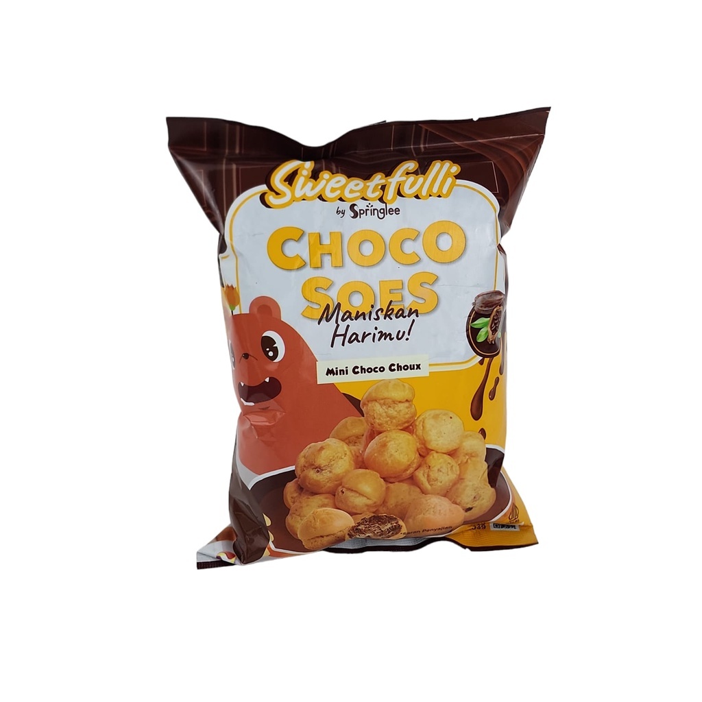 

Springlee Sweetfulli Choco Soes Mini Choco Choux 70gram