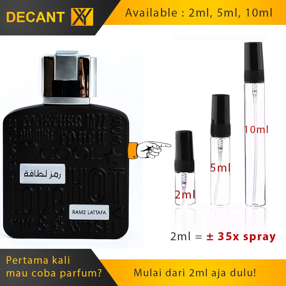 Decant Parfum Lattafa Ramz Silver EDP