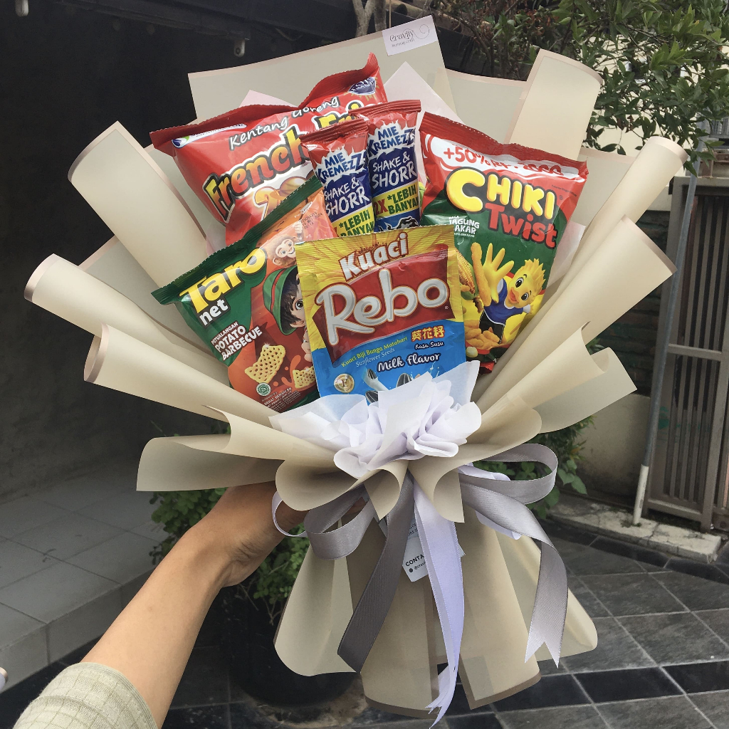 

Buket Snack (BUKET HARI GURU / WISUDA / Buket Sempro Sidang )