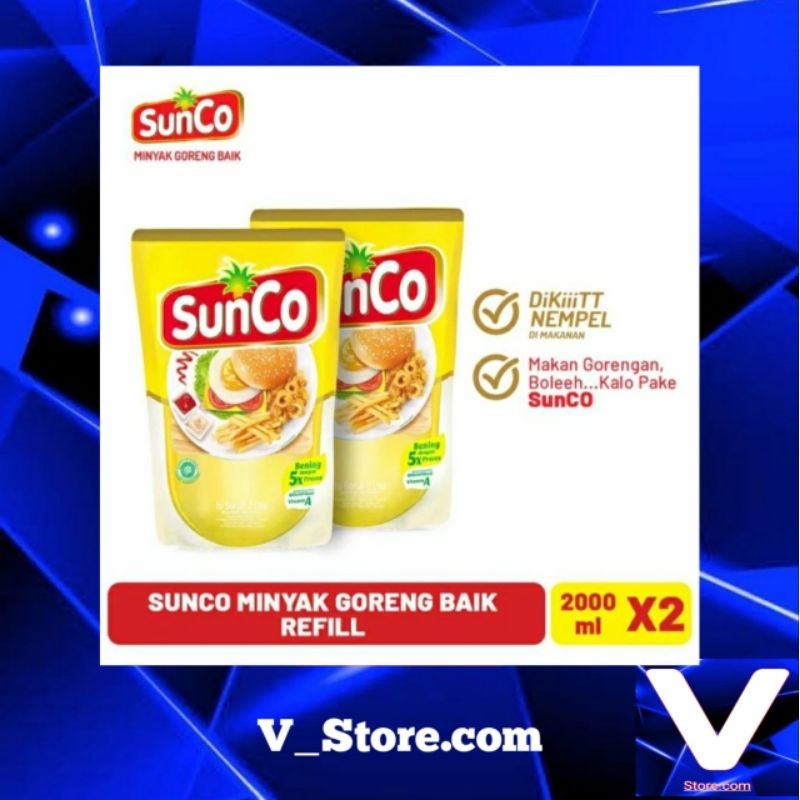 

Minyak Goreng SUNCO 4L (2L x 2pcs).