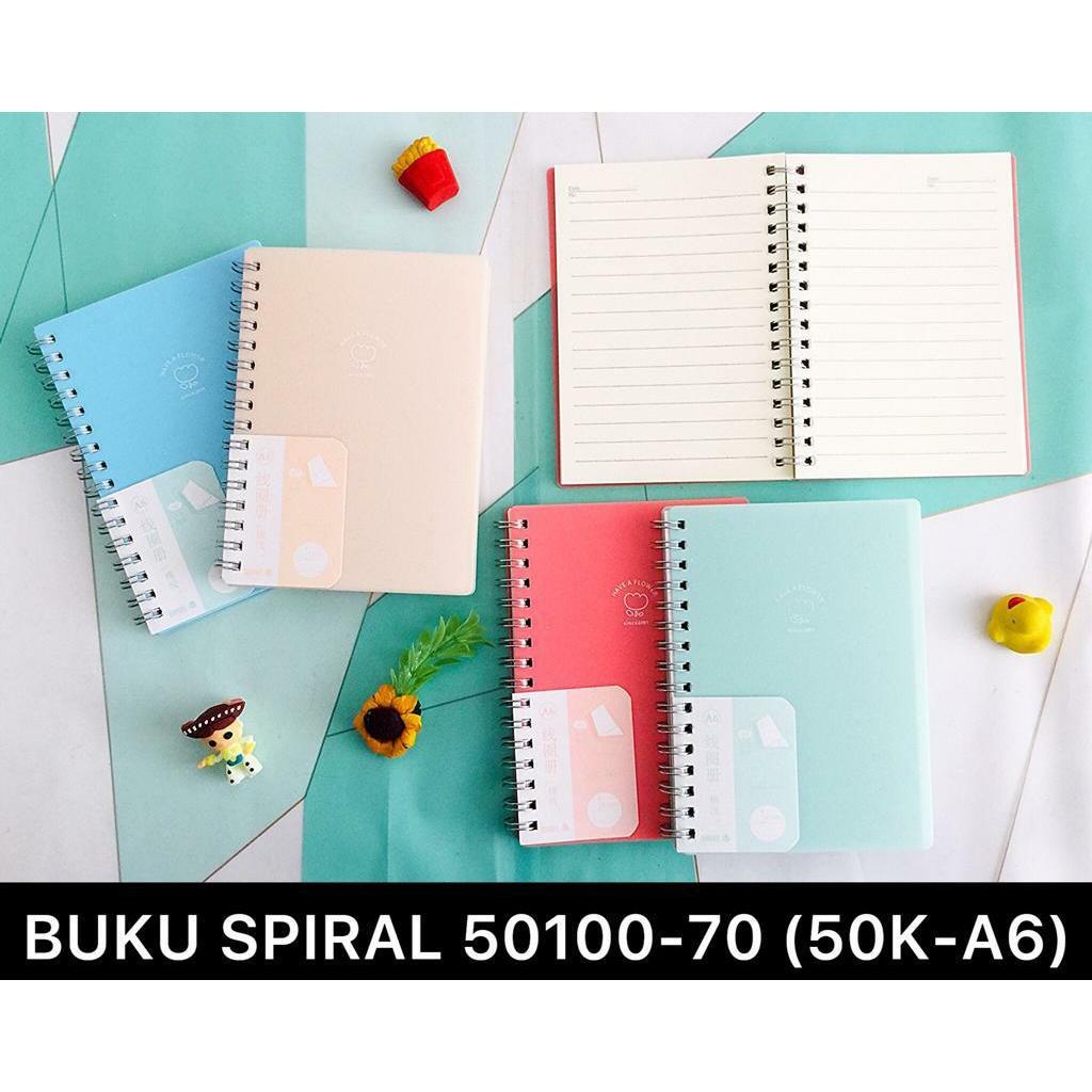 

AS888 - Buku Diary / Buku Agenda / Notebook Spiral A6 Cover Mika Aneka Warna Isi 160 Halaman