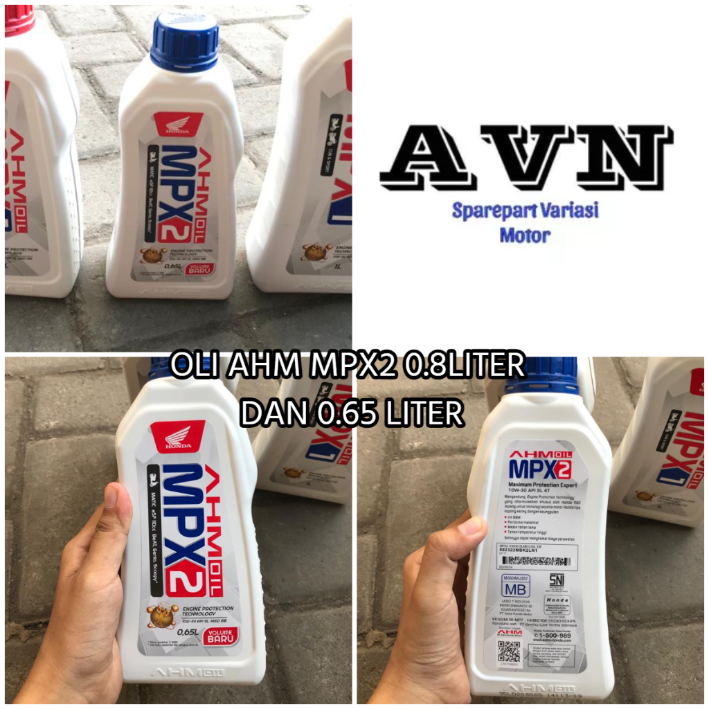 OLI MPX2 0.8L 0.65L AHM OIL MPX 2 OLI ASLI ORIGINAL AHM MPX2 0.8LT 0.65LT OLI
