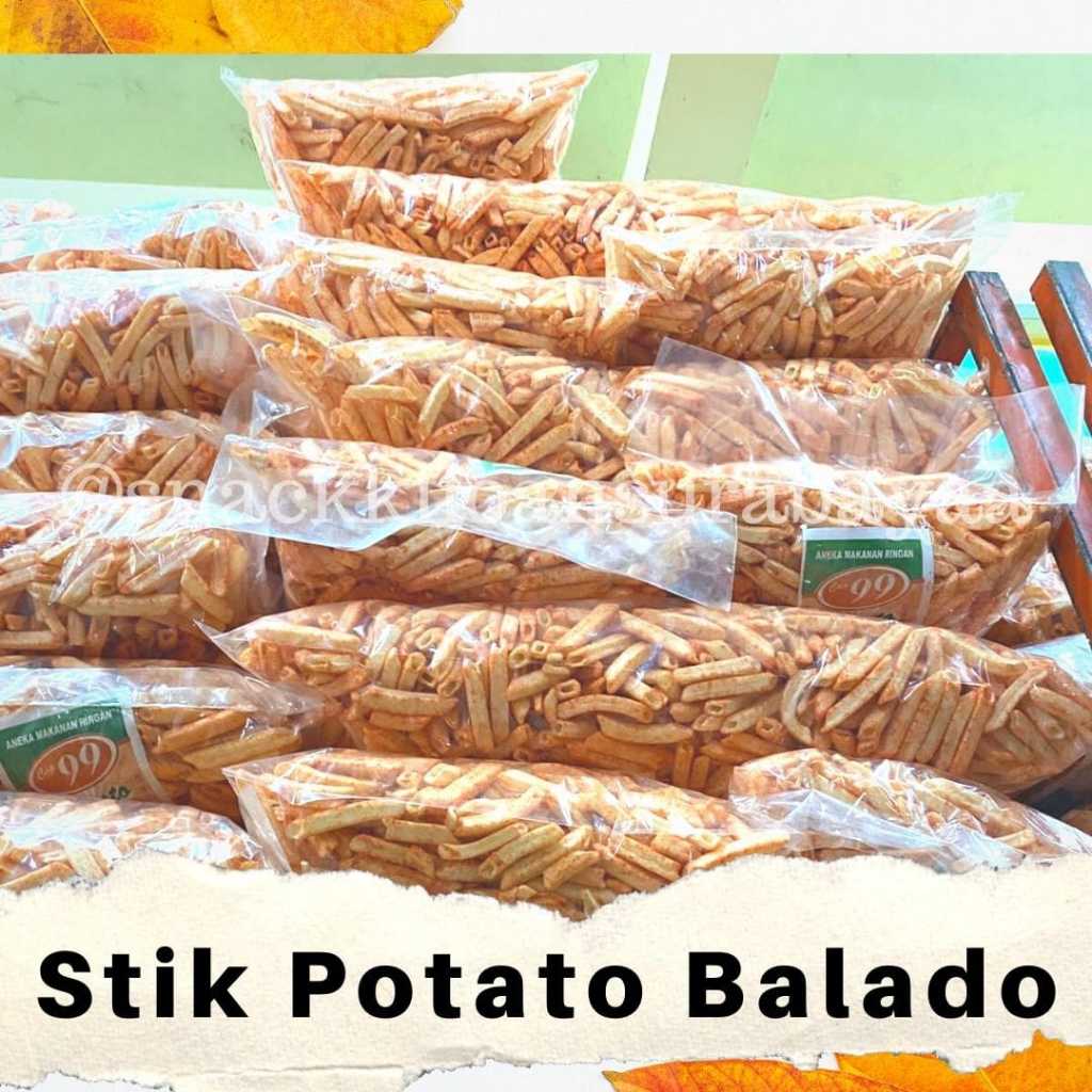 

Stik Kentang Potato 1 BALL ( 1,5KG )/ Snack Kiloan Murah/ Mak E Dor