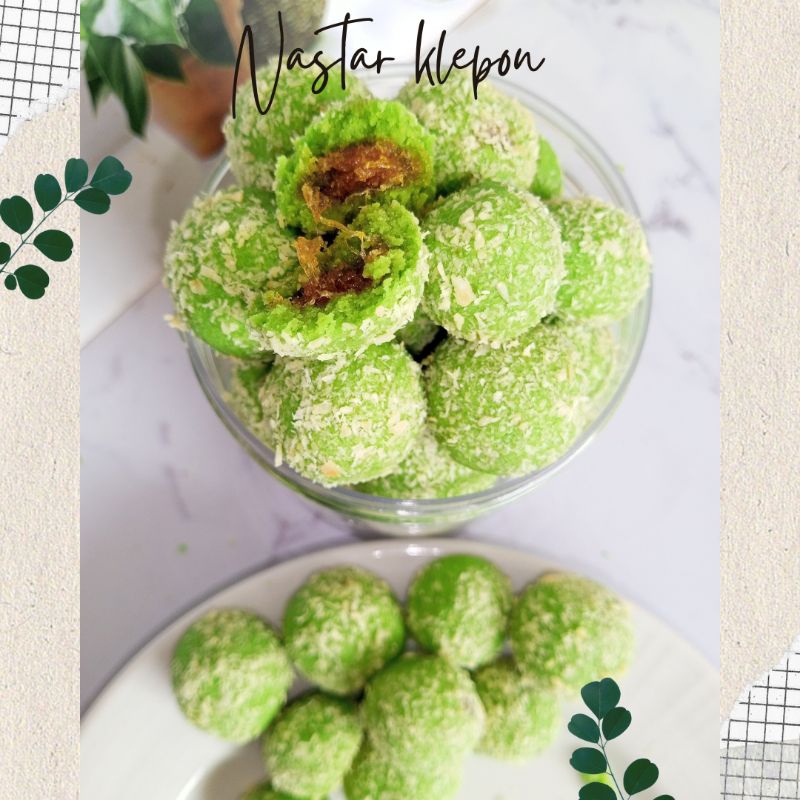 

kue kering nastar klepon & kue kacang