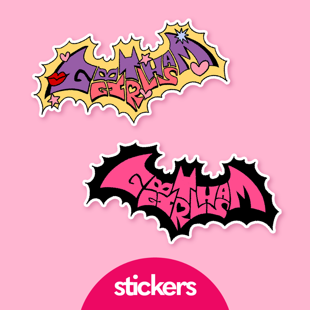 

Stiker Gotham Girls DC Batman Batgirl