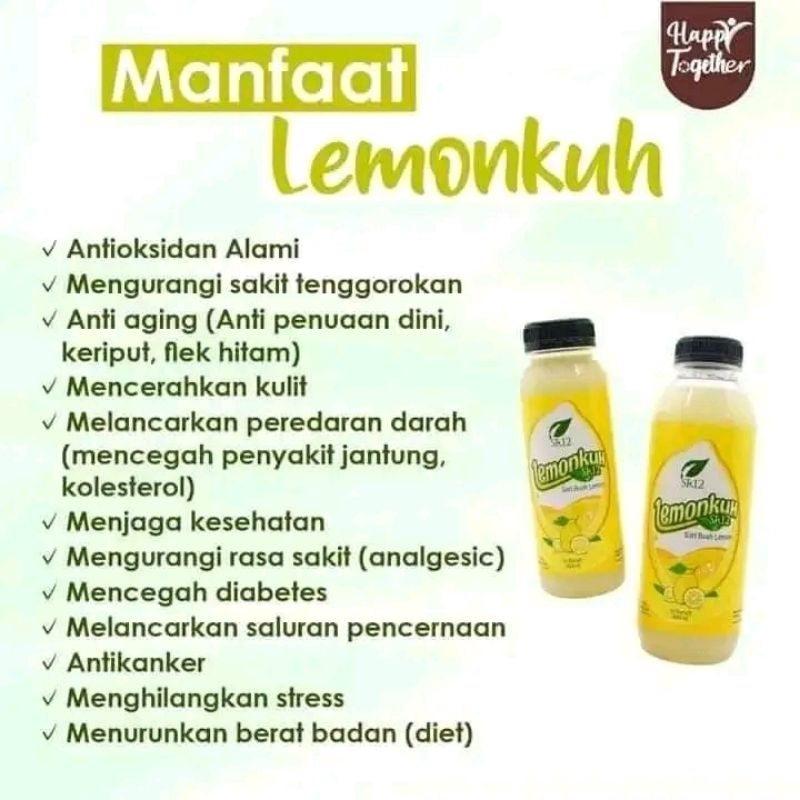 

LEMONKUH SR12/SARI BUAH LEMON ASLI/PELUNTUR LEMAK KOTOR MINUMAN DIET SEHAT/PELANGSING BADAN/PENURUN BERAT BADAN