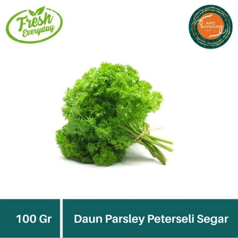 

Daun Parsley Daun Peterseli Parsly 100gr Parseli Segar Fres 100gr