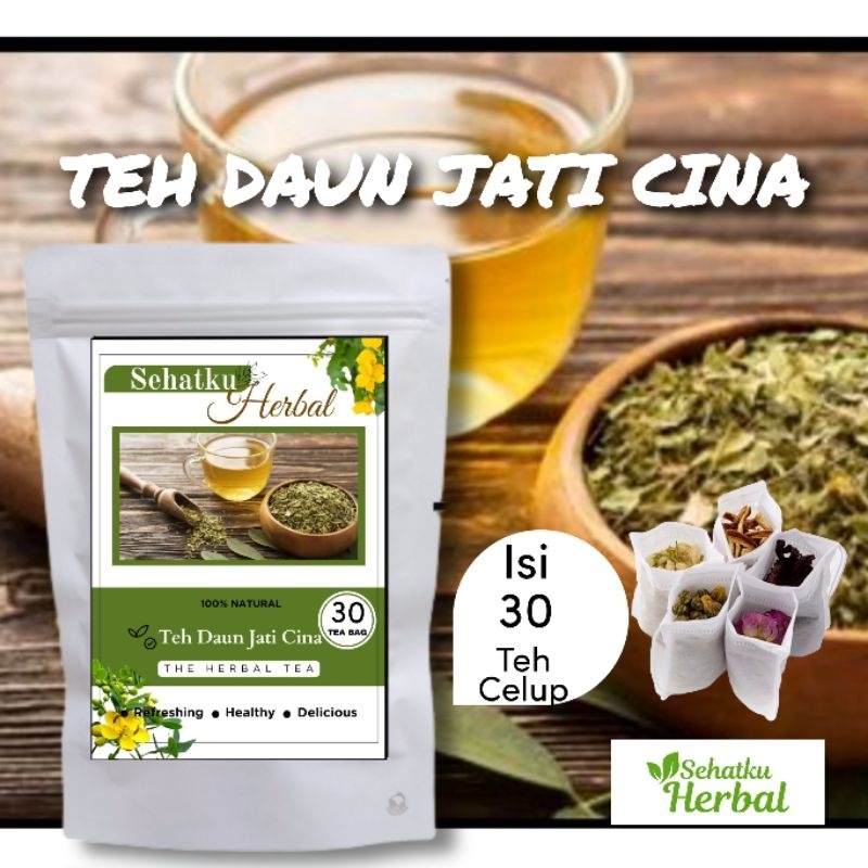 

Teh Daun Jati Cina : Senna leaf tea Isi 30 tea bag