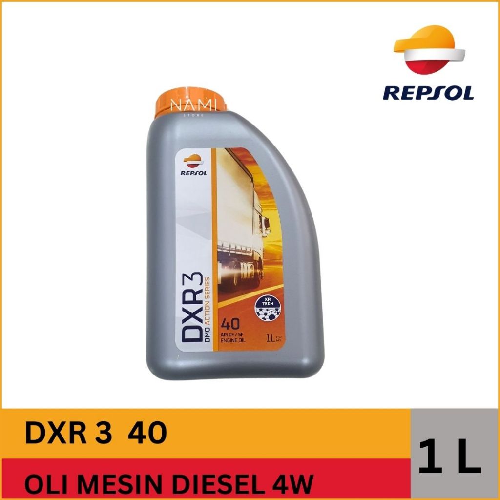 *REPSOL DXR3 40 (1L)* Oli Mesin Mobil Diesel - Original