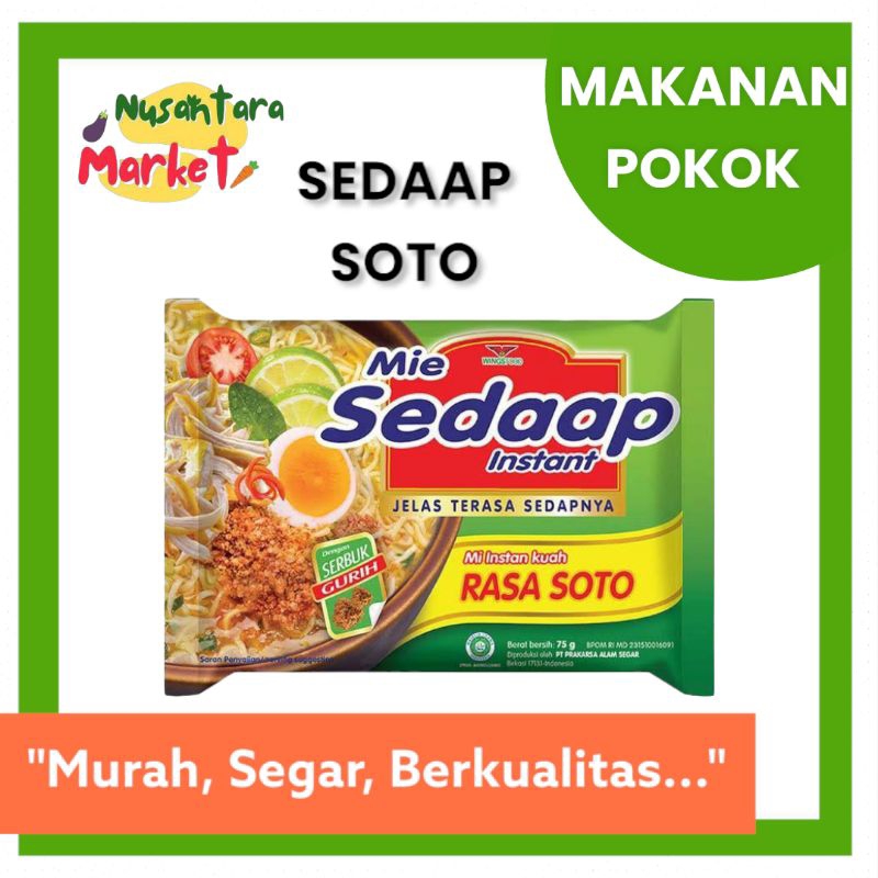 

SEDAAP SOTO | 1 PCS | NUSANTARA MARKET