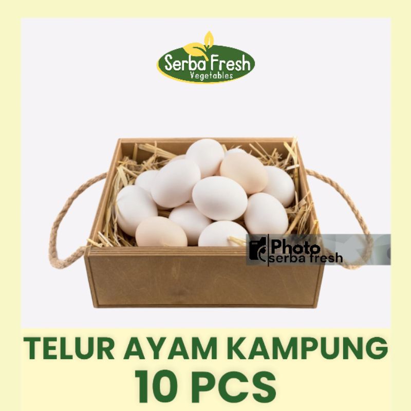 

TELUR AYAM KAMPUNG | 10 PCS | SERBA FRESH