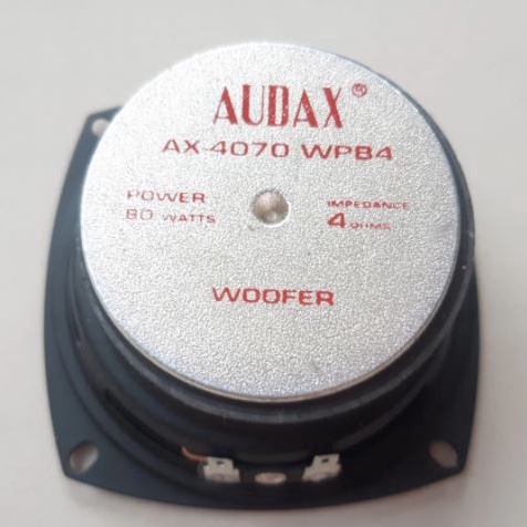 BMD TERMURAH  SPEAKER AUDAX AX 47 WOOFER 4 INCH WUFER AUDAX 8 WATT ORIGINAL ASLI 4 IN AUDAX