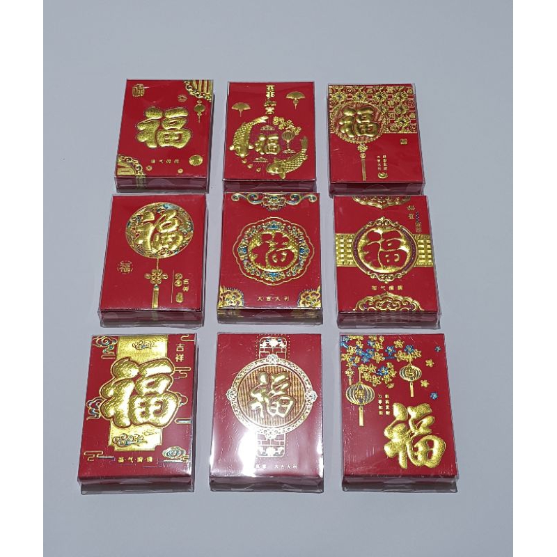 

Angpau Imlek Fuk (Hoki) Kotak Mika isi 20pc