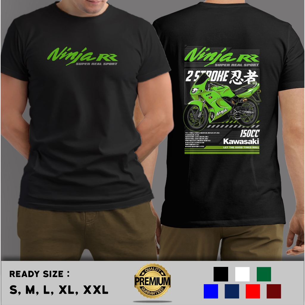 Kaos Motor Kawasaki Ninja RR 150cc Old Super Speed Open Kips Terlaris