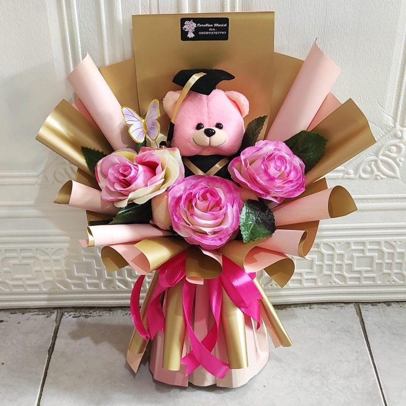 Bucket boneka bucket wisuda bucket bunga