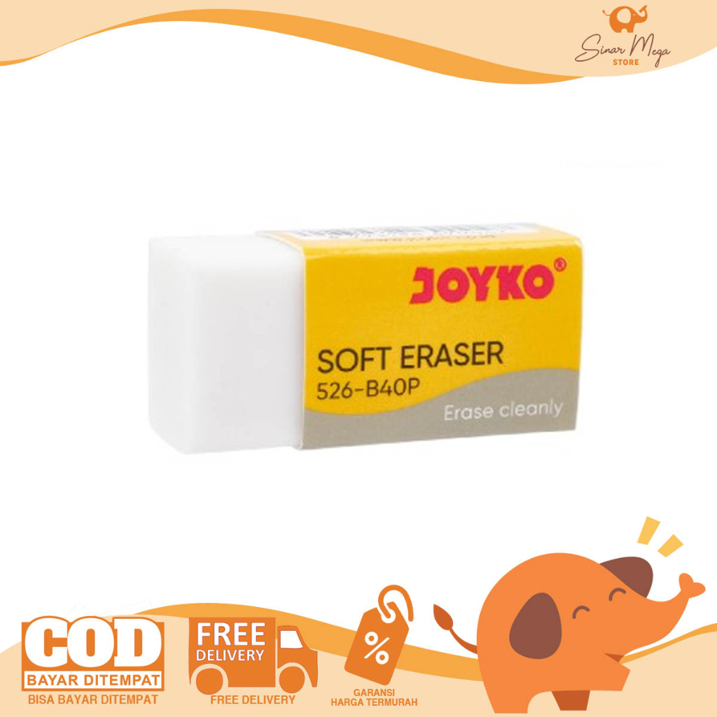 

Joyko Eraser Penghapus 526 B40P Putih