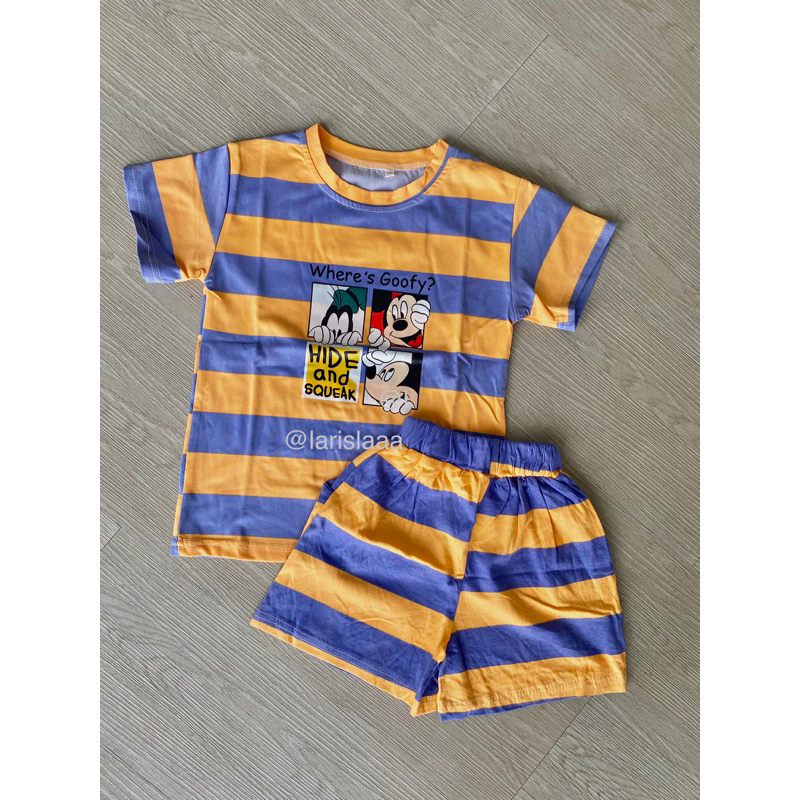 Setelan Goofy / Set boys / kaos goofy