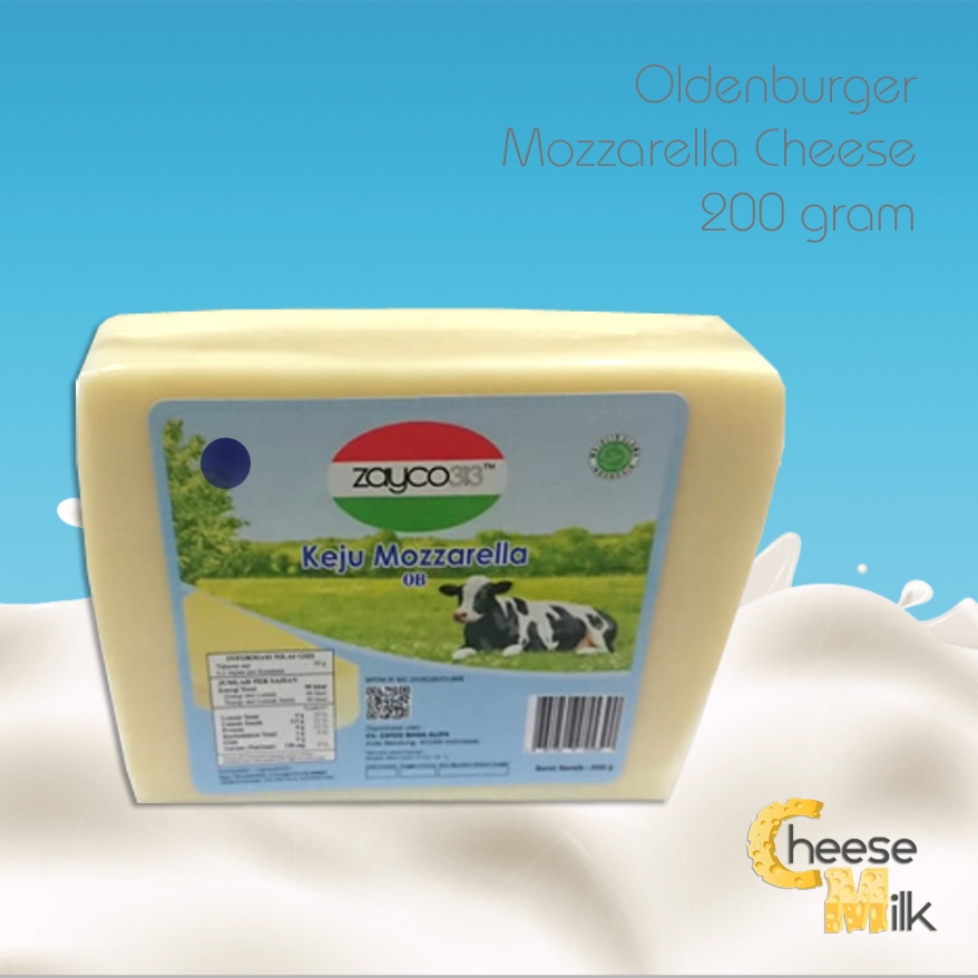 

Zayco Biru Oldenburger Mozzarella Cheese 200 gram