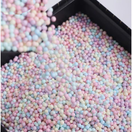 

✔ Butiran gabus styrofoam warna warni/ butiran gabus sterofoam untuk souvenir/slime dll