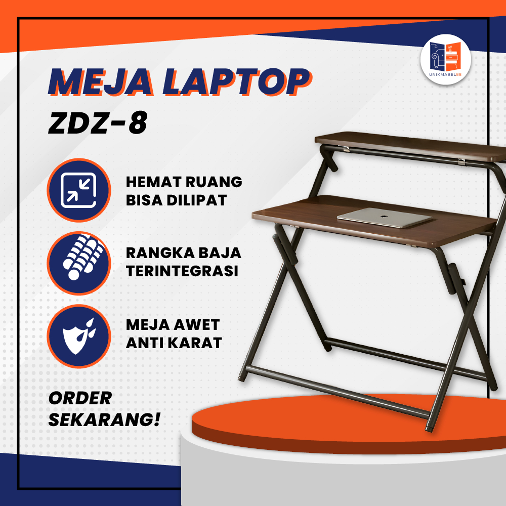 Meja Laptop Desk Meja Minimalis Meja Komputer Meja Belajar Kerja Meja Laptop Lipat Portable