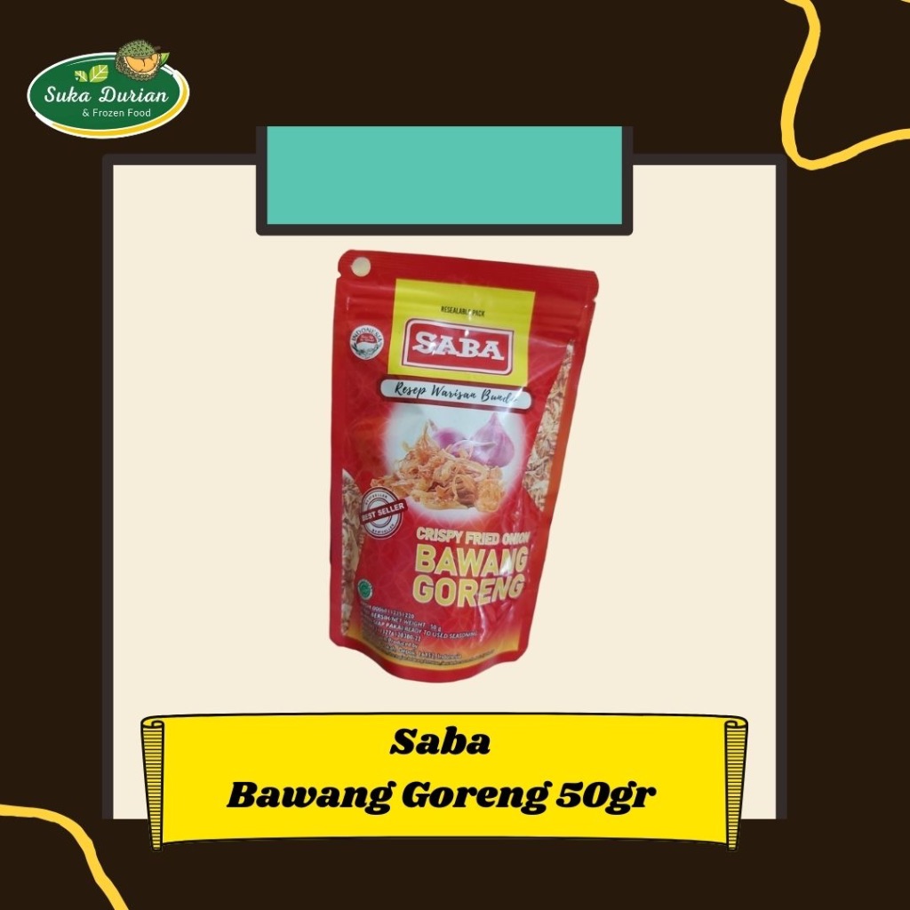 

SABA Bawang Goreng 50gr