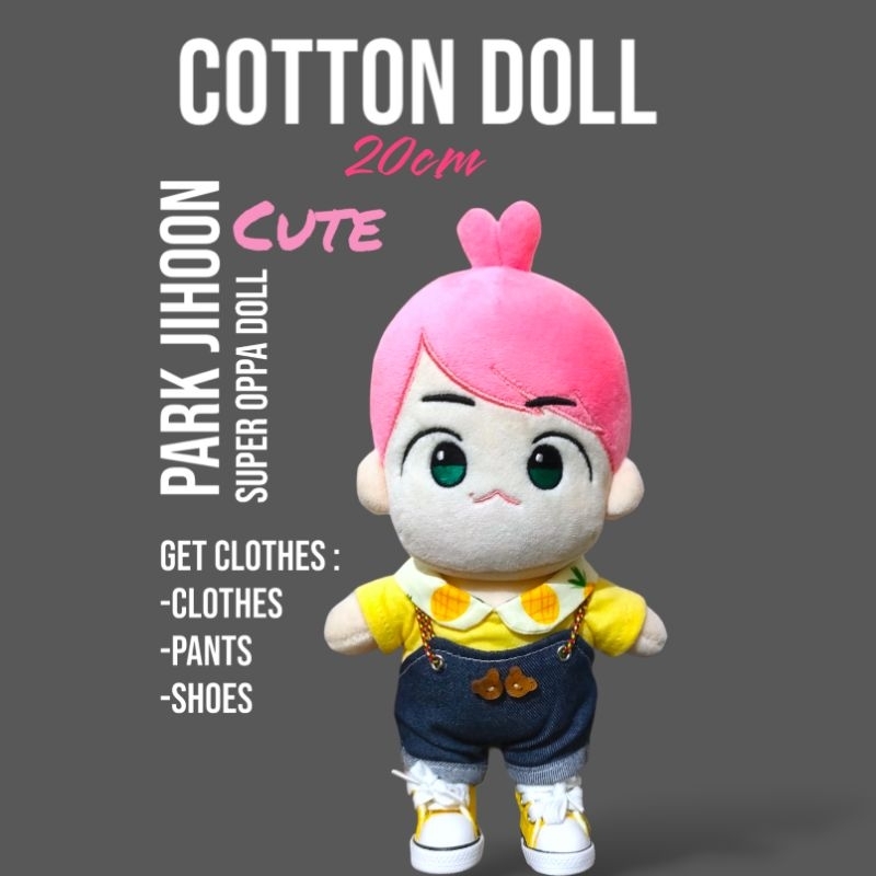 cotton doll plush oppa park jihoon + baju
