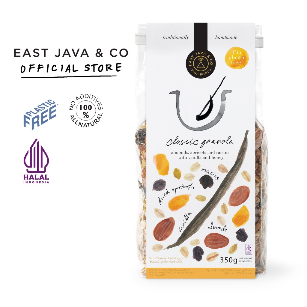 

East Java & Co Classic Granola - 350g