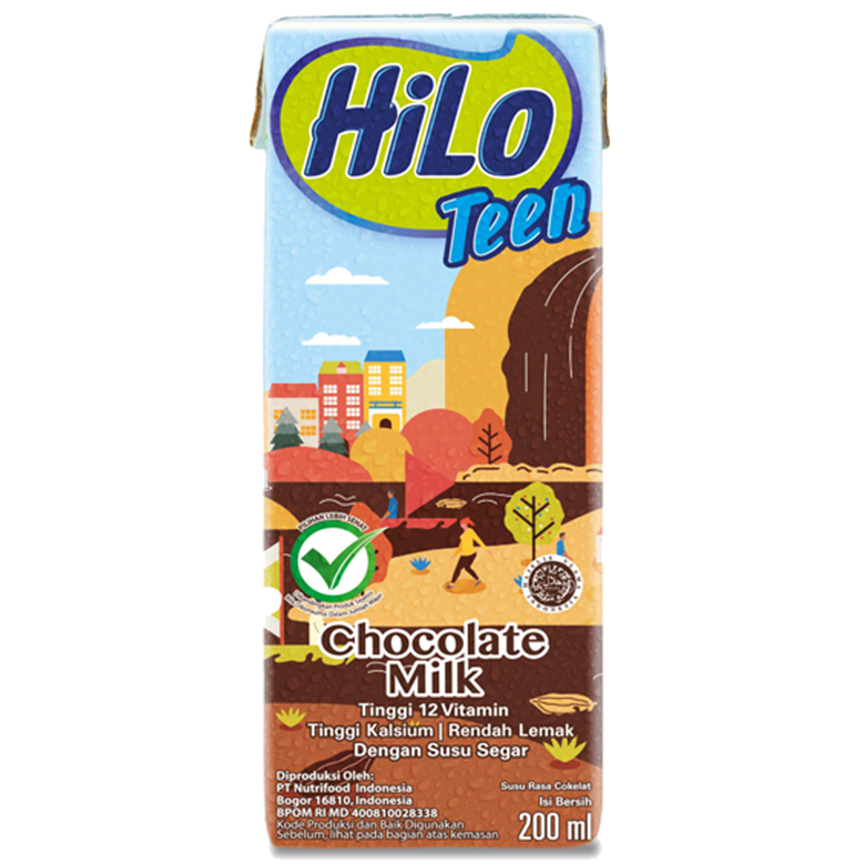 

HILO Teen UHT 200 ml Rasa Coklat