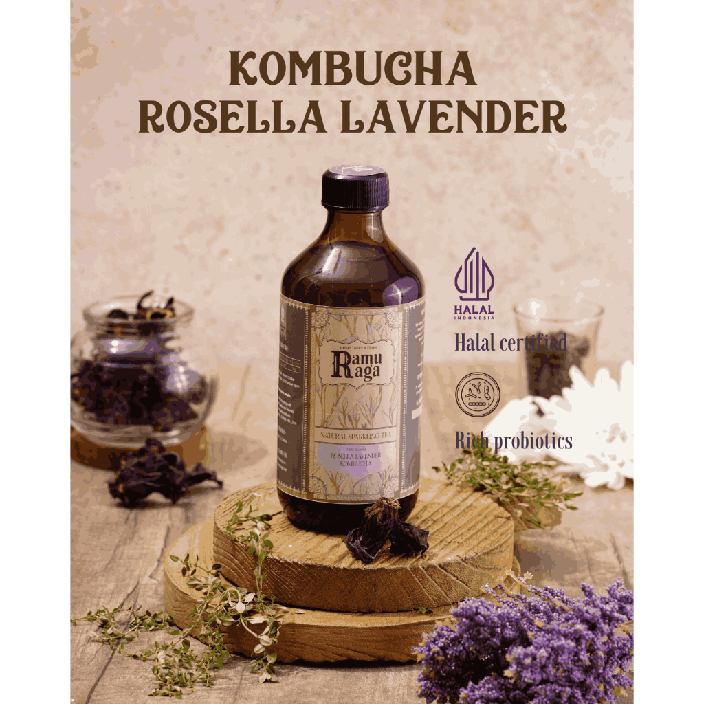 

Kombucha Rosella Lavender - 330 ml