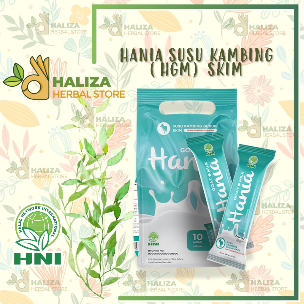 

HANIA GOAT MILK HNI - HPAI | Susu kambing SKIM mencegah osteoporosis Dan cocok untuk alergi susu sapi
