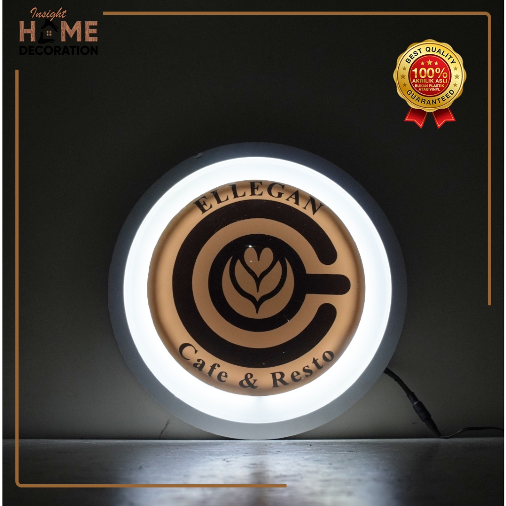 Neon Box Dome LED Papan Nama Toko [ TERMURAH ]