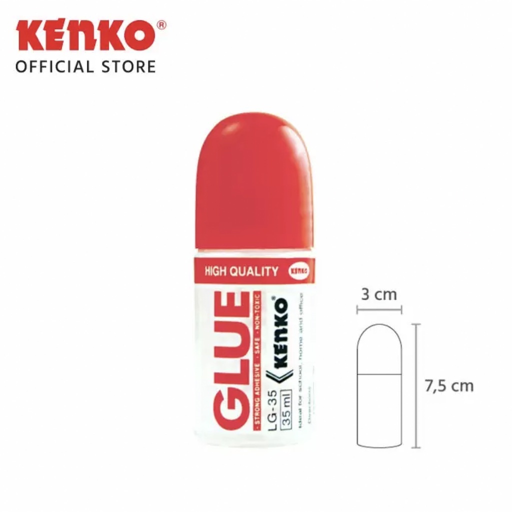 

Lem Cair/ Liquid Glue Kenko LG-35 (35ml)