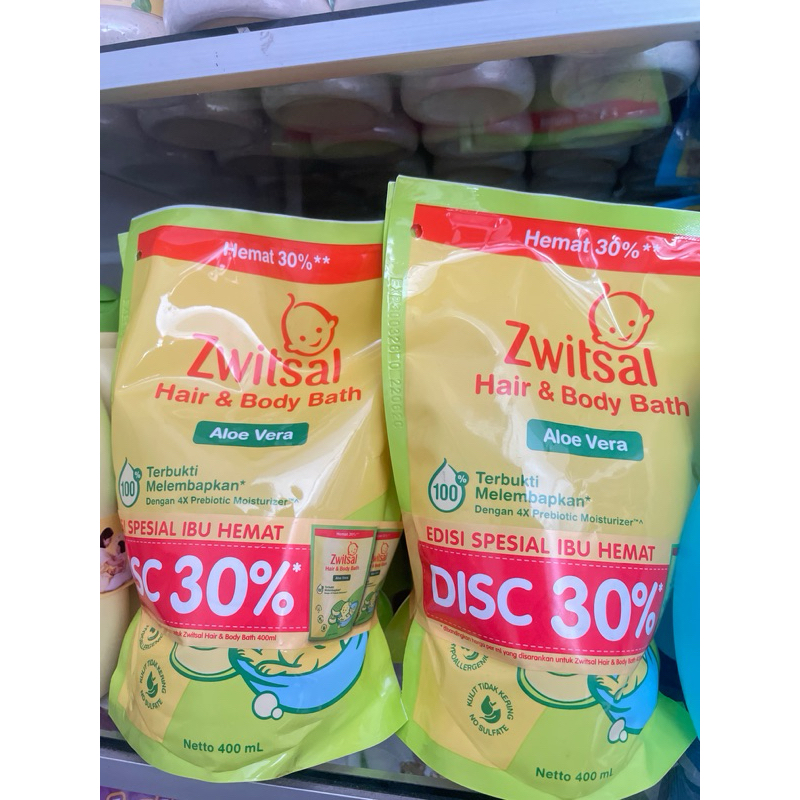 400+400ml zwitsal baby bath