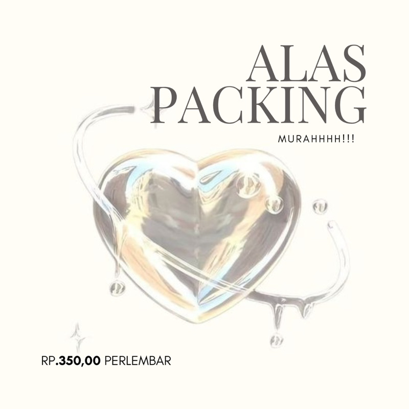 

alas packing aesthetic