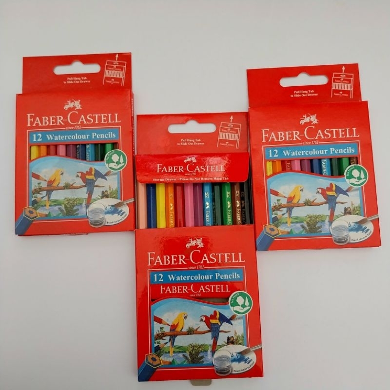 

(1 pcs) Pensil Warna Faber-Castell 12 Water Colour - Pendek