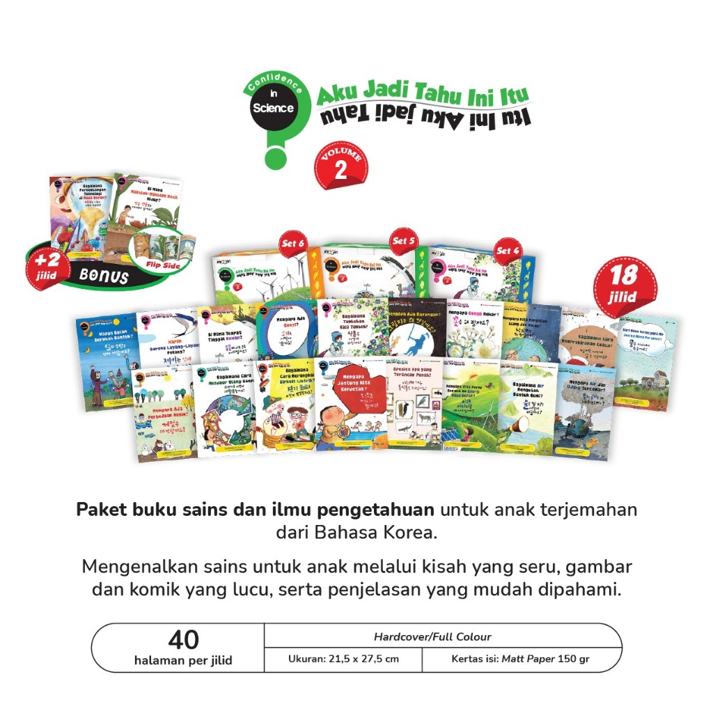 Buku Anak - Confidence In Science Vol.2 Full Set
