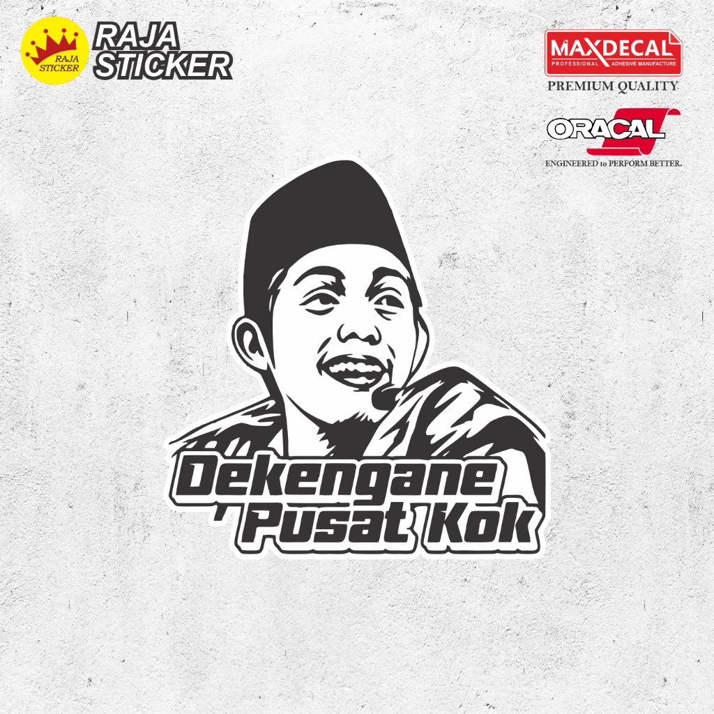 Stiker cutting dekengane pusat gus iqdam