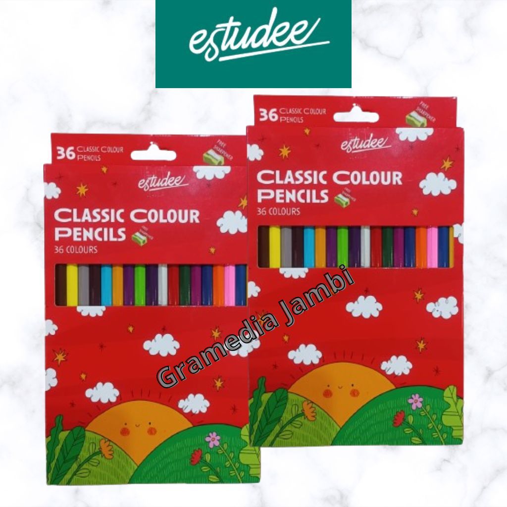 

Gramedia Jambi - ESTUDEE CLASSIC COLOR PENCIL 36 ES-PCL36 - 9904138