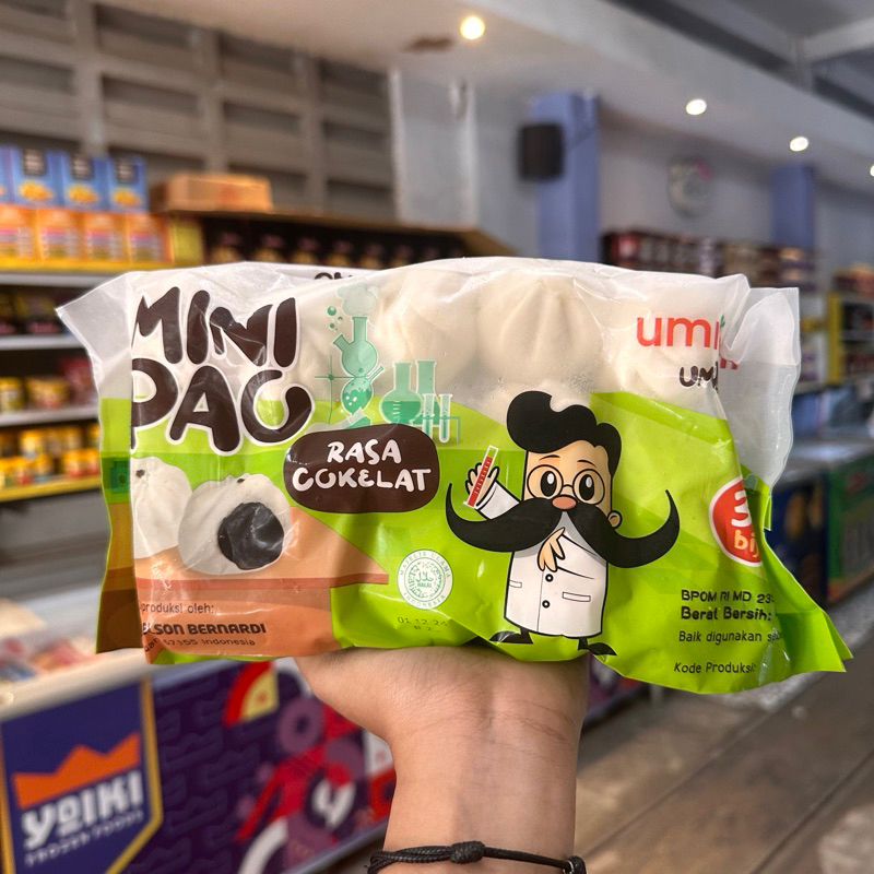 

Umiami Minipao rasa coklat
