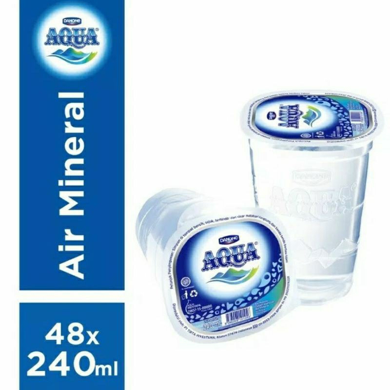 

AQUA 220 ML GELAS X 48 PCS