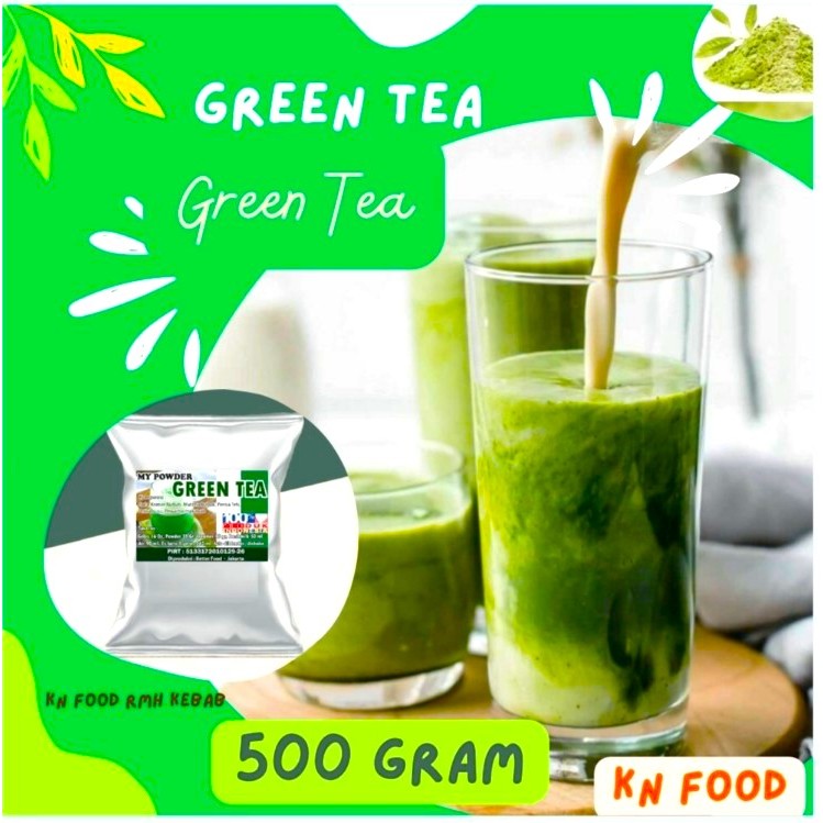 

Bubuk Minuman Bubble Drinks Green tea matcha 500gr Rasa Greentea