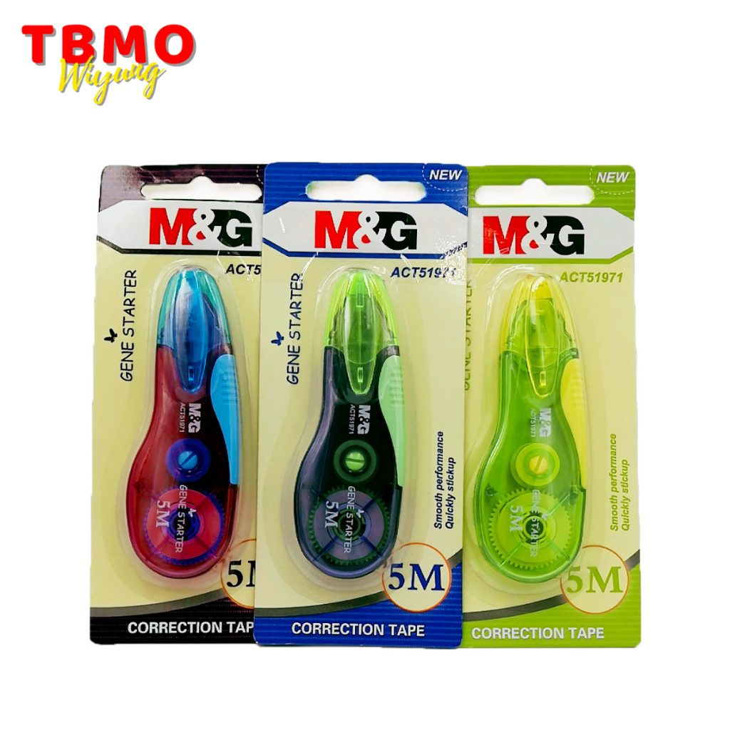 

TBMO M&G Correction Tape Mini With Rubber Grip 5mmx5m ACT51971