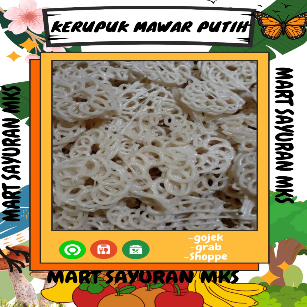 

Kerupuk mawar putih