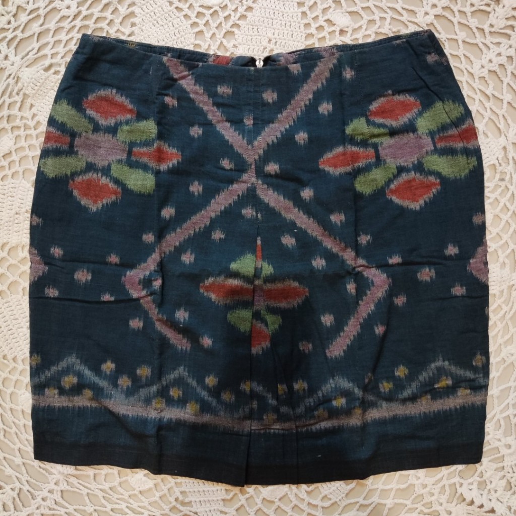[PRELOVED] Rok Wanita Batik Motif Tenun / Rok Sepan Batik Tenun