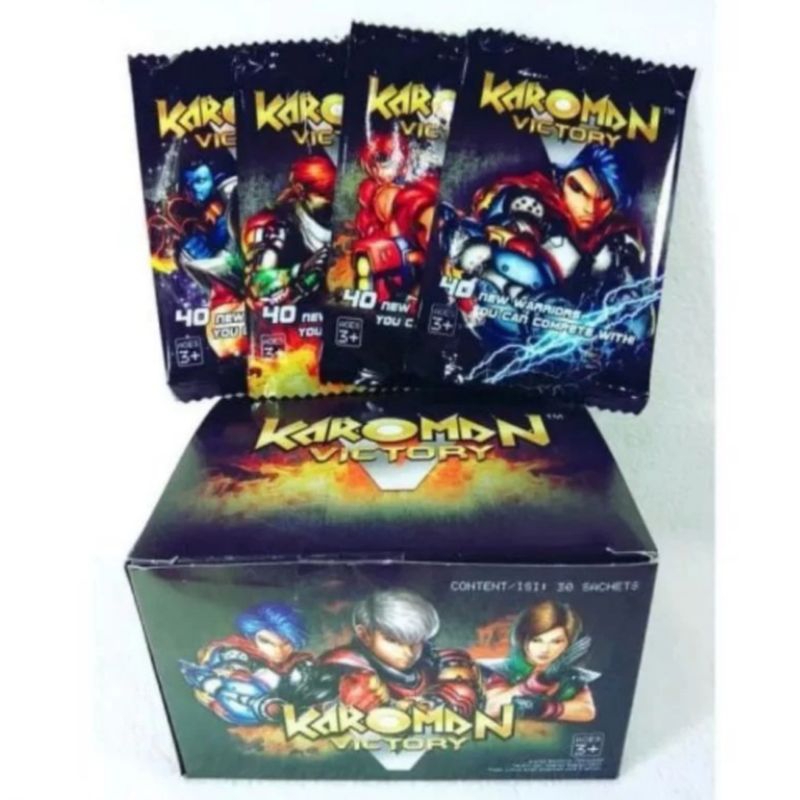 1 Box 30 Sachet Puzzle 3D Karoman Victory