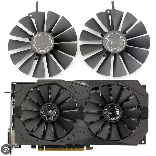 KIPAS BARU ASUS STRIX GTX 1050TI  RX 570 580