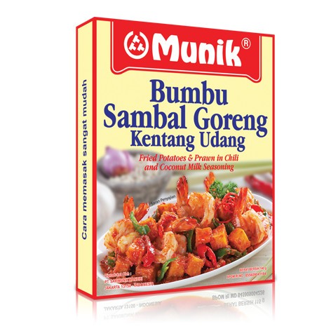 

Myhomey Bumbu Masak instant Bumbu Munik Sambal Goreng Kentang Udang 140 Gr Pasti Enak