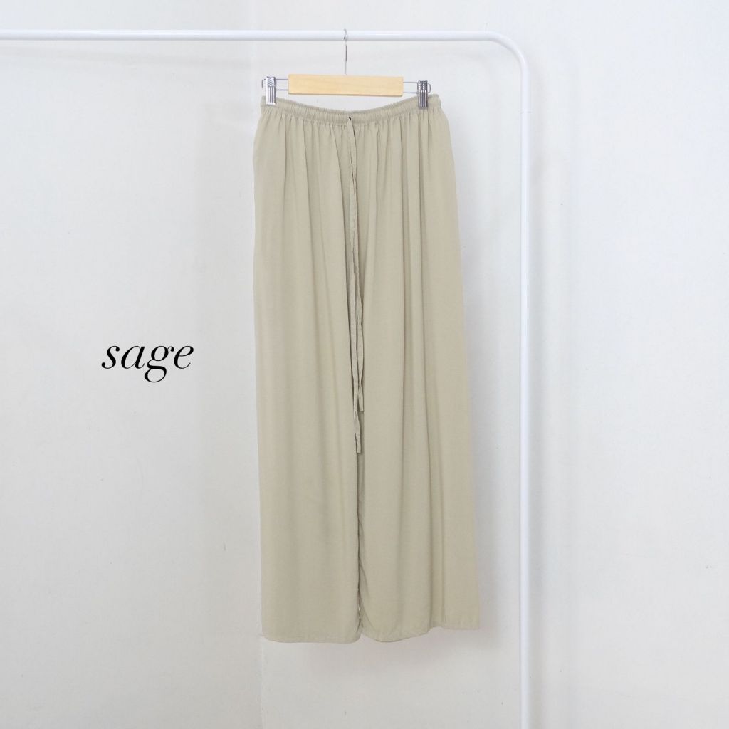 KULOT RAYON BASIC SIZE REGULER WARNA SAGE