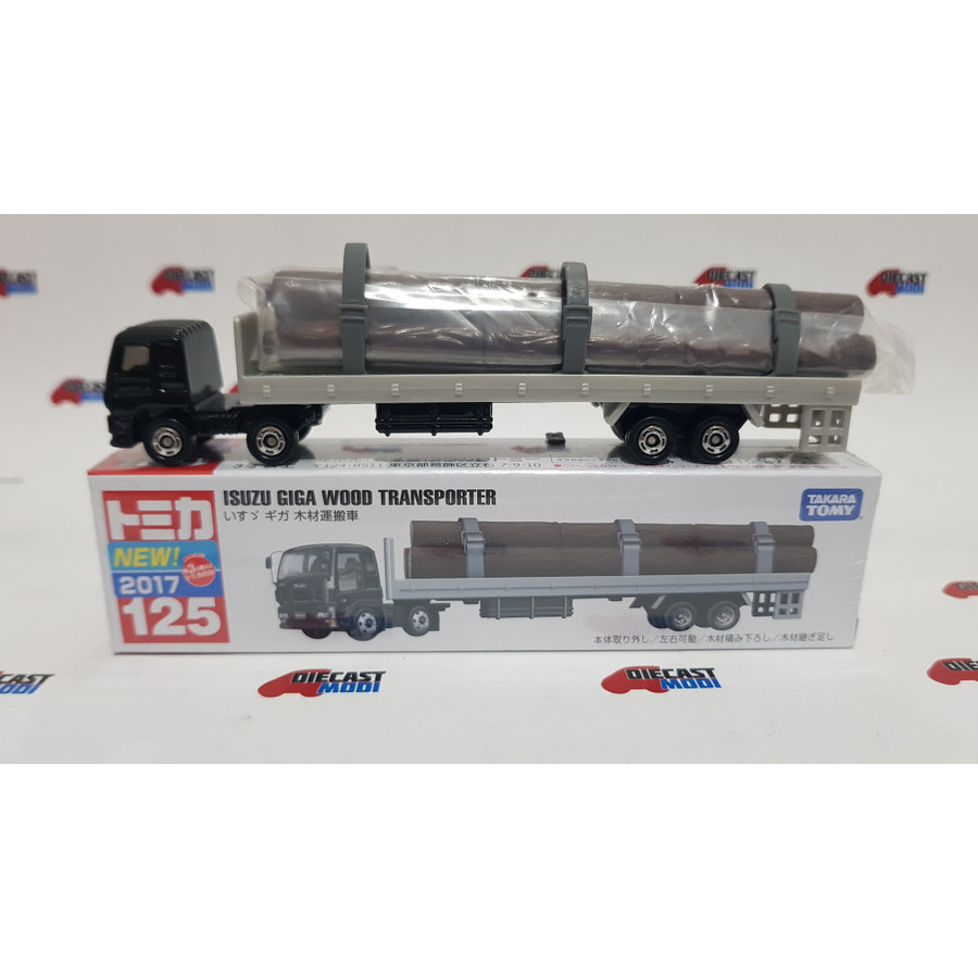 Tomica Long Isuzu Giga Wood Transporter Truck