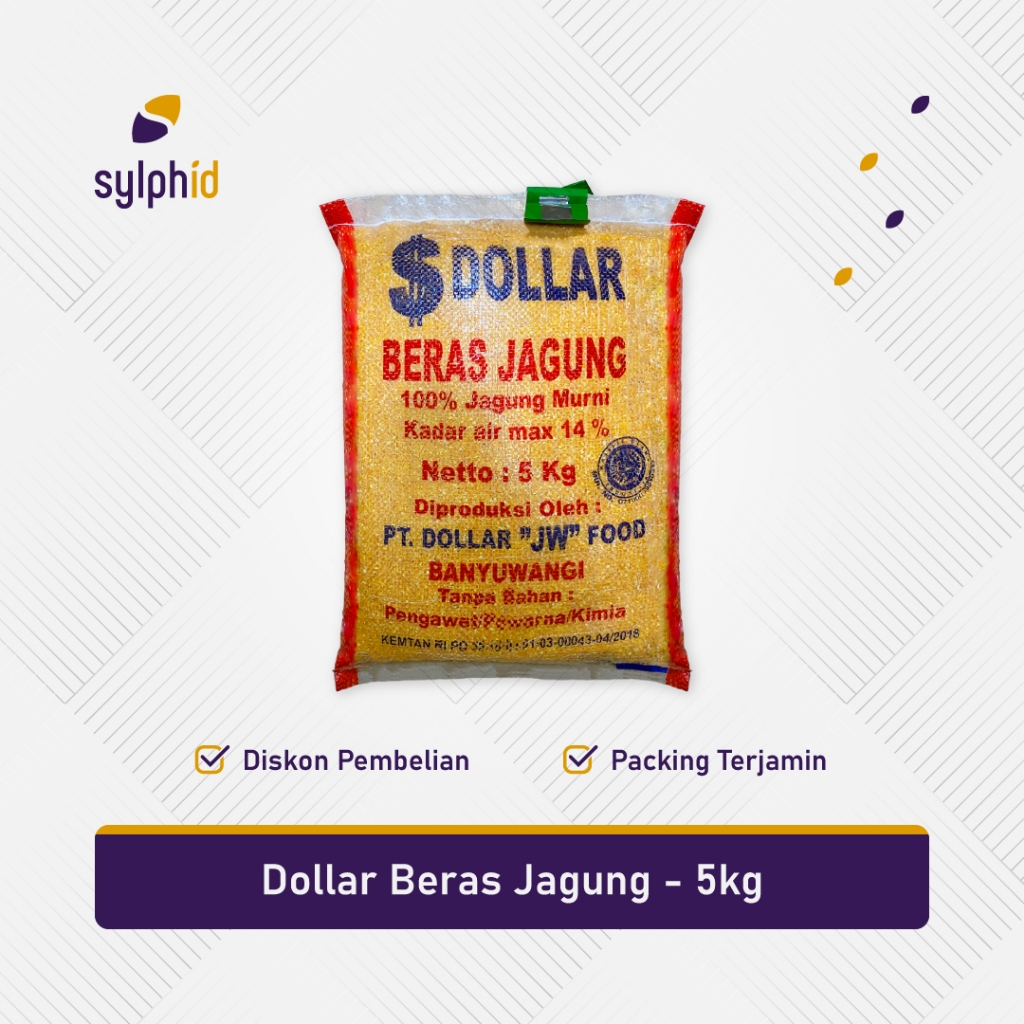 

Beras Jagung Dollar 5 kg / Nasi Jagung Penderita Diabetes 5000g